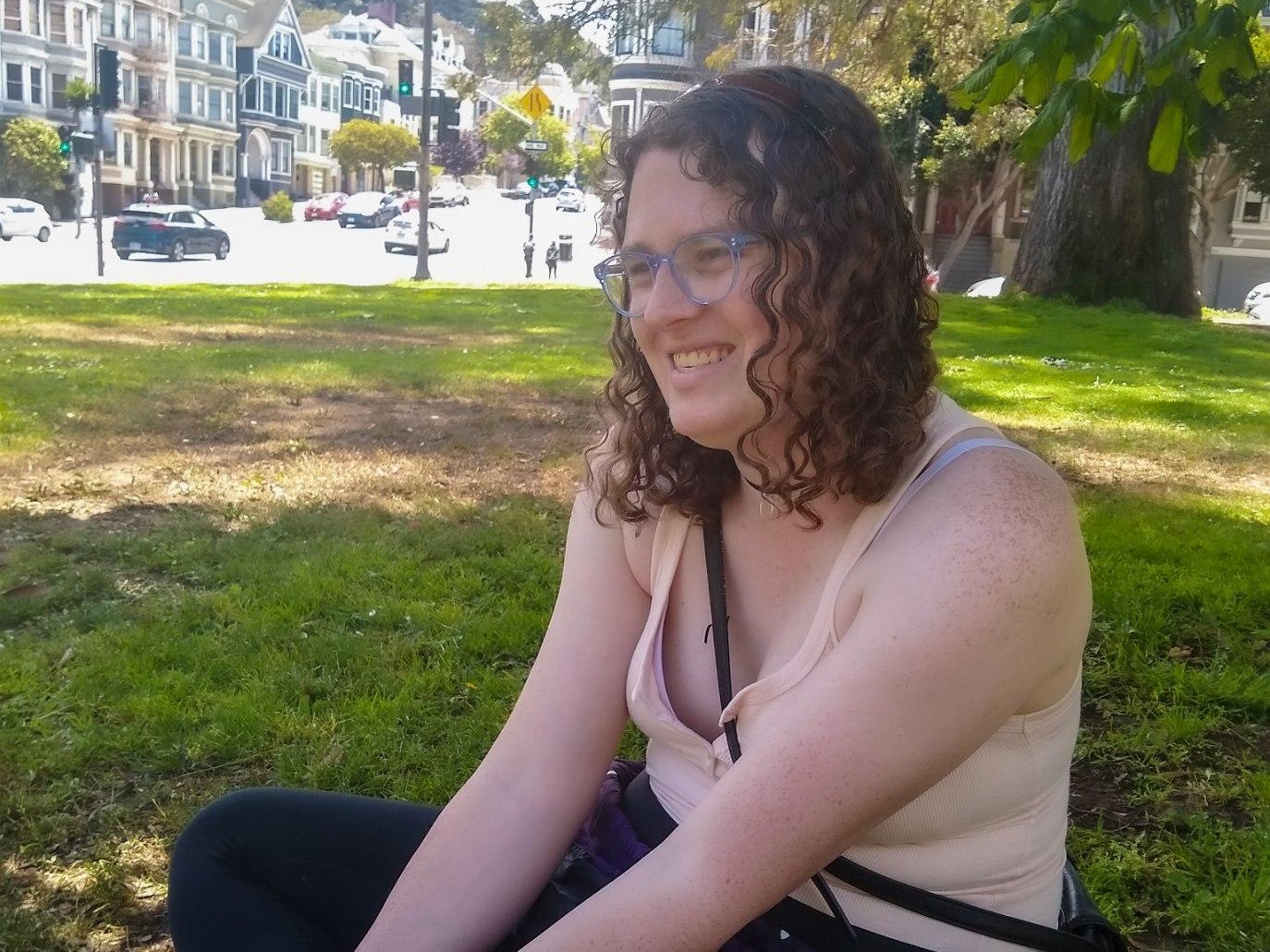 Emily in golden gate park